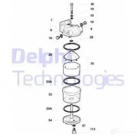 Топливный фильтр DELPHI 1211296735 5836B120 8P4 G5M 5050100040944