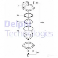 Топливный фильтр DELPHI 5864000 5050100042474 H30 QG 932125