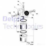 Топливный фильтр DELPHI J9O JR 932149 5050100043686 6260B633B