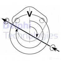 Катушка зажигания DELPHI Ford Mondeo 2 (GD, BAP) Хэтчбек 2.5 24V SEA 170 л.с. 2000 – 2000 2ALP5 GN10180-12B1 GN10 180