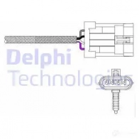 Лямбда зонд, кислородный датчик DELPHI ES20023-12B1 2 UBAX Chevrolet