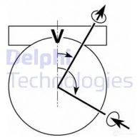 Насос предварительной подачи топлива DELPHI 5050100191264 942806 hfp267 Z EY3B - Изображение 3