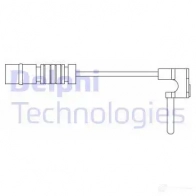 Датчик износа тормозных колодок DELPHI LZ0270 5012759973929 EXM X1 Mercedes C-Class (W202) 1 Седан 2.4 C 240 (2026) 170 л.с. 1997 – 2000