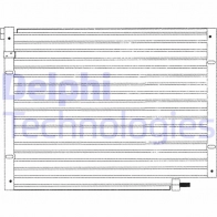 Радиатор кондиционера DELPHI 6133534 KY03A 1 TSP0225219