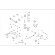 Подвеска колеса DELPHI OE-AUDI-000001141-R Suzuki WNHI G