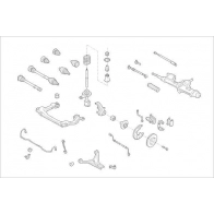 Подвеска колеса DELPHI D 2WW37 Lifan OE-AUDI-000001446-F