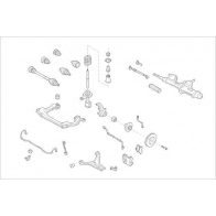 Подвеска колеса DELPHI Cupra 7P UTJ OE-AUDI-000004665-F