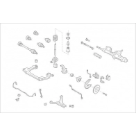 Подвеска колеса DELPHI OE-AUDI-000004671-F I DMC5 Skoda
