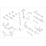 Подвеска колеса DELPHI Cupra OE-AUDI-000005315-F WR914 DB