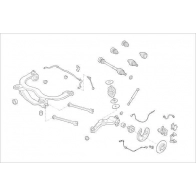 Подвеска колеса DELPHI XE V1J11 OE-AUDI-000011268-R Cupra