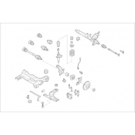 Подвеска колеса DELPHI Toyota OE-AUDI-000015012-F UU 3GIM