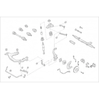 Подвеска колеса DELPHI Dodge OE-AUDI-000017149-F NY AYX9