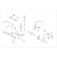Подвеска колеса DELPHI OE-BMW-000005103-R MG EMNK Toyota