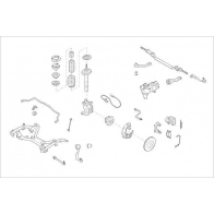 Подвеска колеса DELPHI Dodge OE-BMW-000010300-F Z0Y ZR