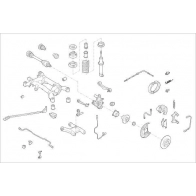 Подвеска колеса DELPHI Dodge M6 0QMX8 OE-BMW-000010300-R