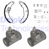 Тормозные колодки DELPHI 3273460077104 932411 734 46B 76I2
