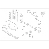 Подвеска колеса DELPHI PU 16OR OE-BMW-000015597-F Infiniti