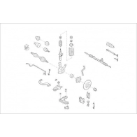 Подвеска колеса DELPHI Suzuki OE-FORD-000001075-F GDN 6TK