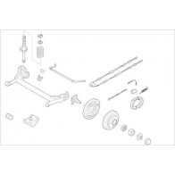 Подвеска колеса DELPHI VW3VGY N Infiniti OE-FORD-000001081-R