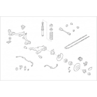 Подвеска колеса DELPHI OE-FORD-000001343-R Hummer T NRBDNM