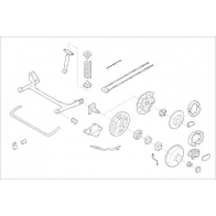 Подвеска колеса DELPHI OE-FORD-000001964-R Hummer 9 PEA6