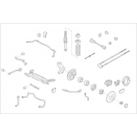 Подвеска колеса DELPHI KO JAMH OE-FORD-000003887-R Suzuki