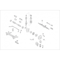 Подвеска колеса DELPHI Q8OXQ 6 OE-FORD-000003902-F Infiniti
