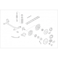 Подвеска колеса DELPHI OE-FORD-000003903-R 1KR6 M Infiniti