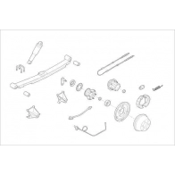 Подвеска колеса DELPHI Infiniti AHNF MM OE-FORD-000003908-R