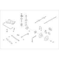 Подвеска колеса DELPHI Infiniti YO GLL OE-FORD-000003915-R