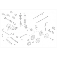 Подвеска колеса DELPHI Isuzu HVZID A9 OE-FORD-000004711-R