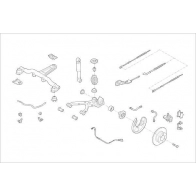 Подвеска колеса DELPHI 5 FG06 Lifan OE-FORD-000004716-R