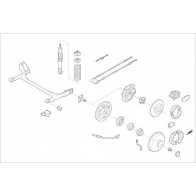 Подвеска колеса DELPHI F UPTDW OE-FORD-000005172-R Suzuki