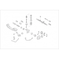 Подвеска колеса DELPHI G VEGQ OE-FORD-000005182-F Suzuki
