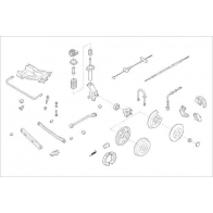 Подвеска колеса DELPHI OE-FORD-000005825-R Isuzu RJI GWU