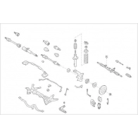 Подвеска колеса DELPHI 8V NMO2 Suzuki OE-FORD-000007809-F