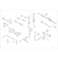 Подвеска колеса DELPHI 4J2YQ G6 Suzuki OE-FORD-000007812-F