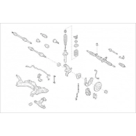 Подвеска колеса DELPHI HW2H M8 Tank OE-FORD-000009640-F