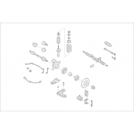 Подвеска колеса DELPHI Volvo OE-FORD-000012059-F R2 1YL