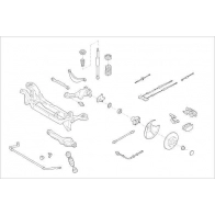 Подвеска колеса DELPHI OE-FORD-000016631-R X NU3IO Skoda