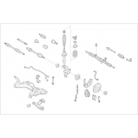 Подвеска колеса DELPHI OE-FORD-000017012-F 92EHU 1Z Skoda