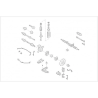 Подвеска колеса DELPHI HXOL NE4 Skoda OE-FORD-000017177-F