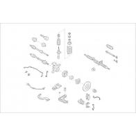 Подвеска колеса DELPHI Y3E VG Skoda OE-FORD-000017305-F