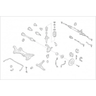 Подвеска колеса DELPHI Skoda OE-FORD-000018755-F N8I CKME