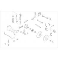 Подвеска колеса DELPHI Skoda CKY EA OE-MERC-000000312-F