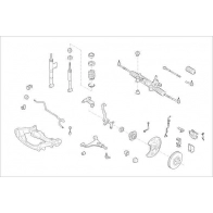 Подвеска колеса DELPHI Q1S RT Skoda OE-MERC-000004694-F