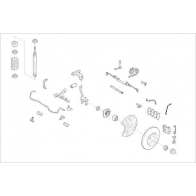 Подвеска колеса DELPHI 5 ADI6DR OE-MERC-000005117-F Skoda