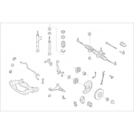 Подвеска колеса DELPHI OK2DM2 8 OE-MERC-000005374-F Skoda