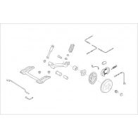 Подвеска колеса DELPHI OE-MERC-000008386-R Skoda G3 WRB40