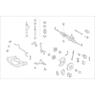Подвеска колеса DELPHI G3 UHPXM Skoda OE-MERC-000008834-F